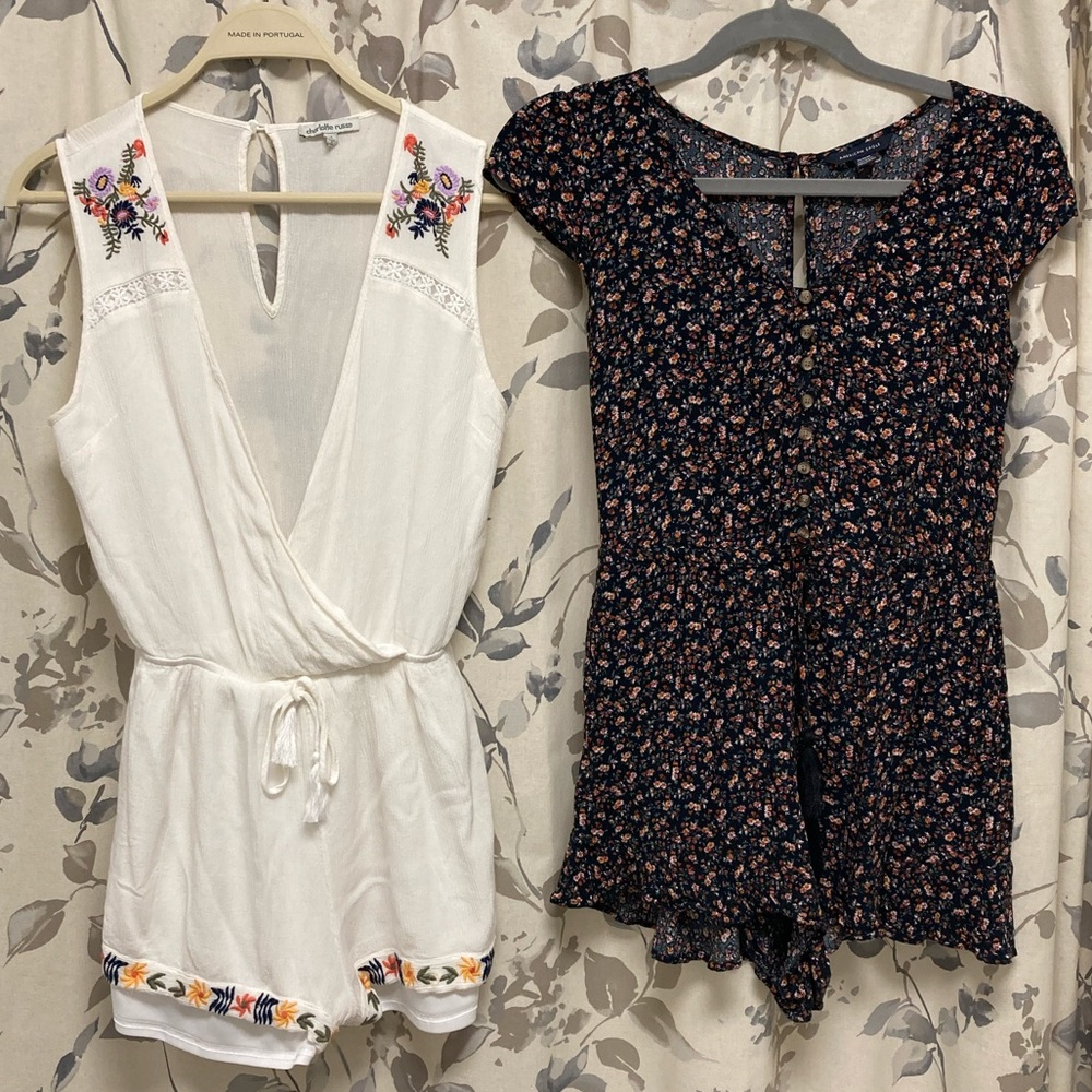 Two rompers!